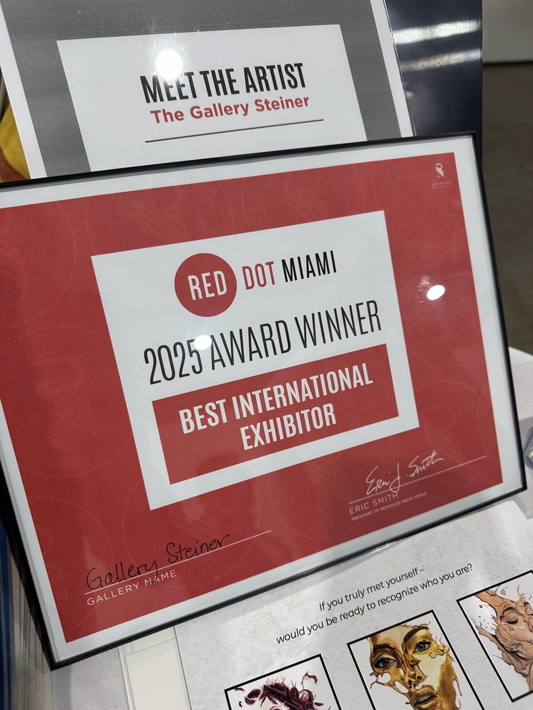 Red Dot Miami 2025 certificate: Best International Exhibitor